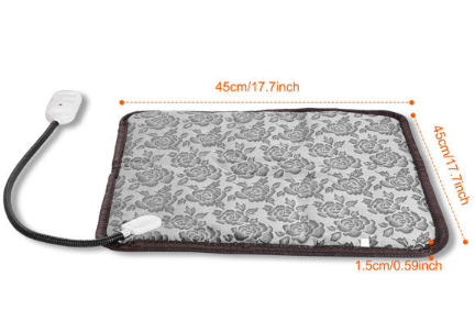 Heated Pet Bed Mat – Adjustable Warming Pad
