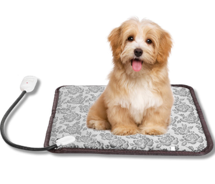 Heated Pet Bed Mat – Adjustable Warming Pad